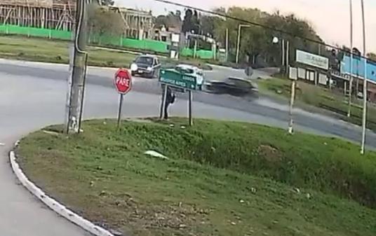 Accidente multiple ruta 205