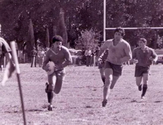 las cañas rugby billi villalba jugando para PUCARA en 1987