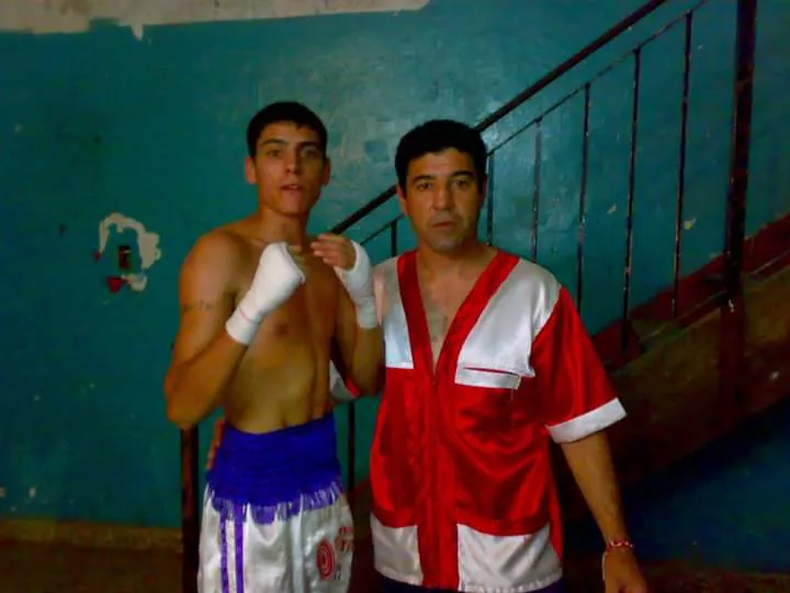 Daneff con el papá