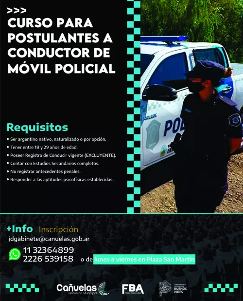 Curso conductor policial