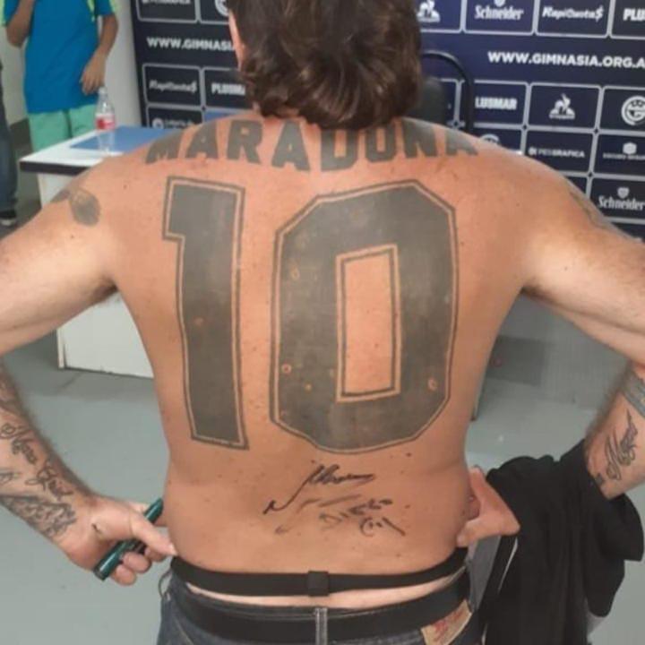 TATUAJE MARADONA 1