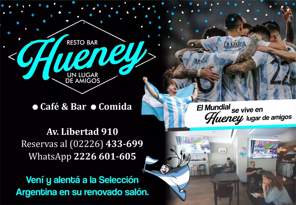 HUENEY alenta a Argentina RGB