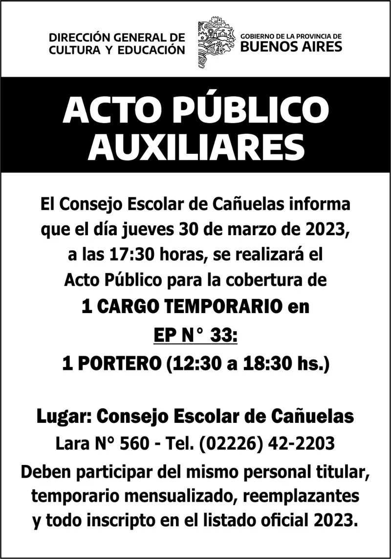 Acto Publico Auxiliares 12x2