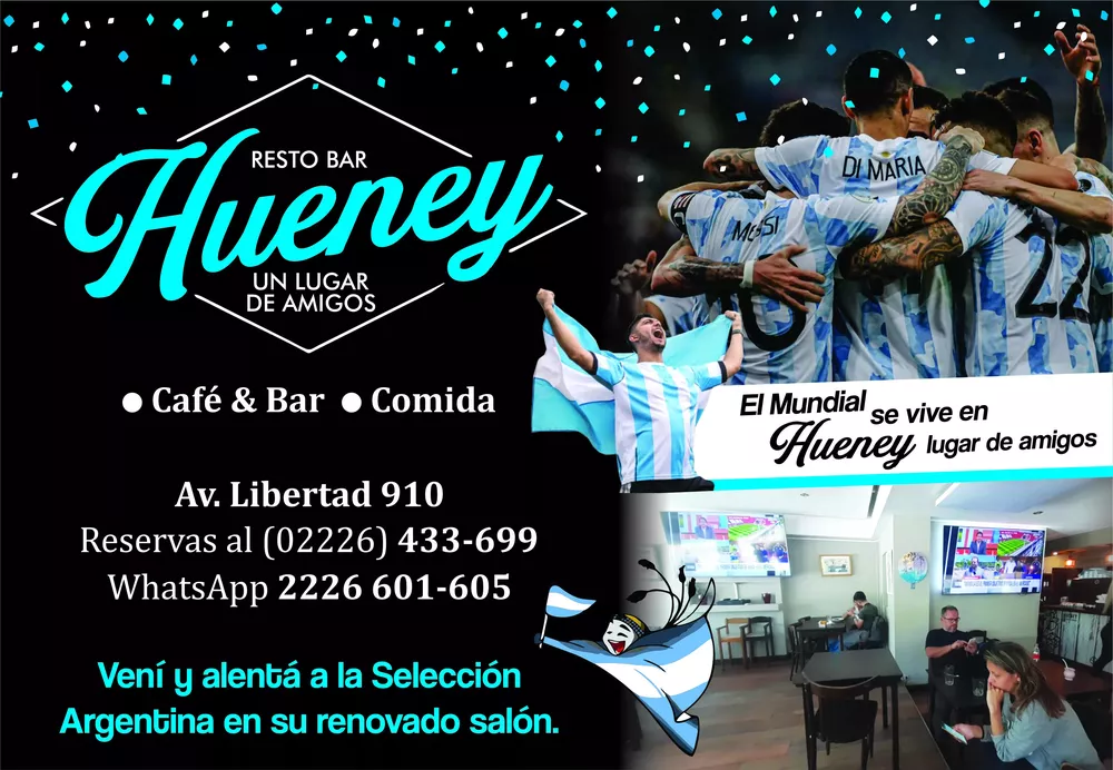 HUENEY alenta a Argentina
