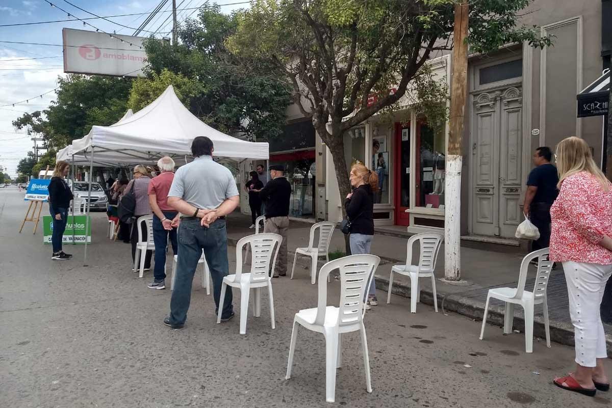 vacunacion en bancos