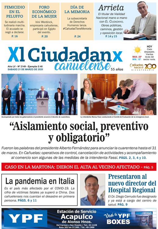 El Ciudadano Página 01 -TAPA-
