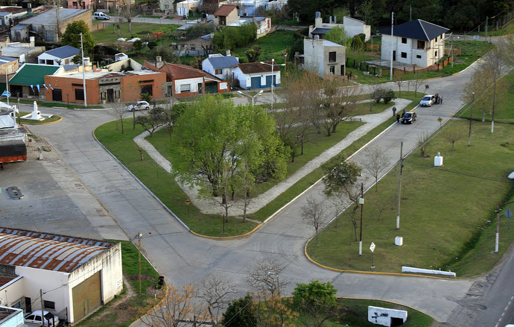 Acceso Vicente Casares desde el aire