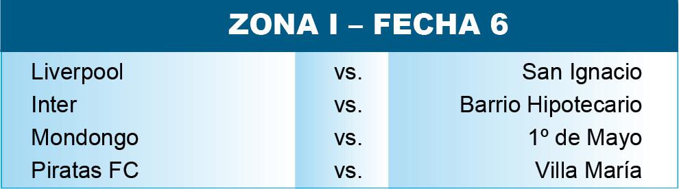 Liga cañuelense Fecha 6