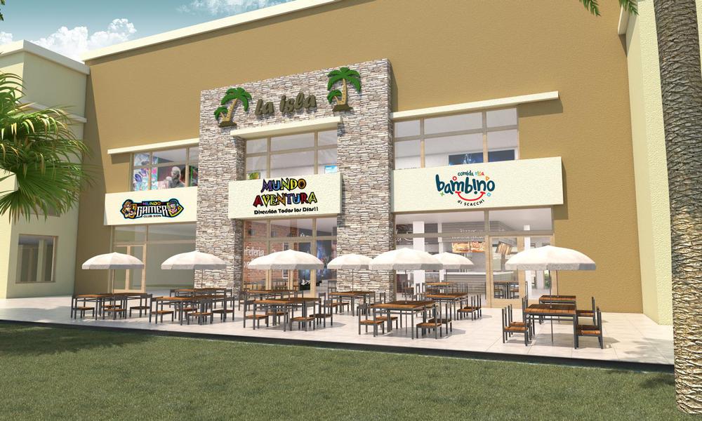 Render Fachada Mundo Aventura