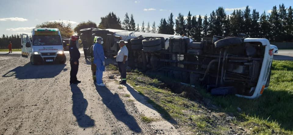 camion vuelco