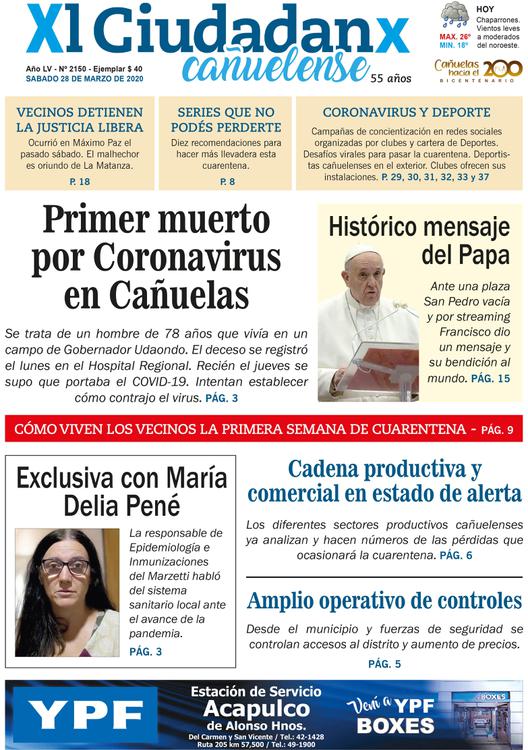 El Ciudadano Página 01 -TAPA- VA ESTA
