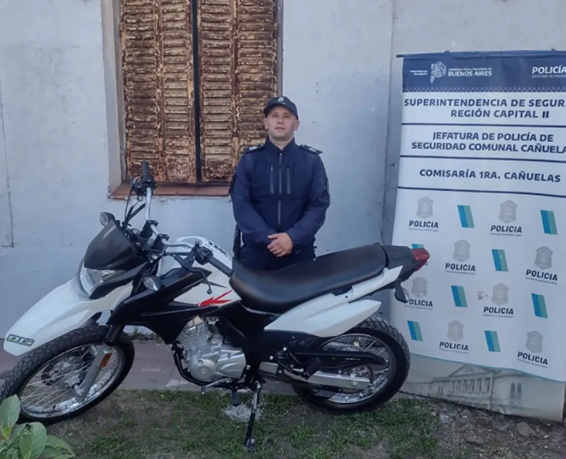 moto robada estirada