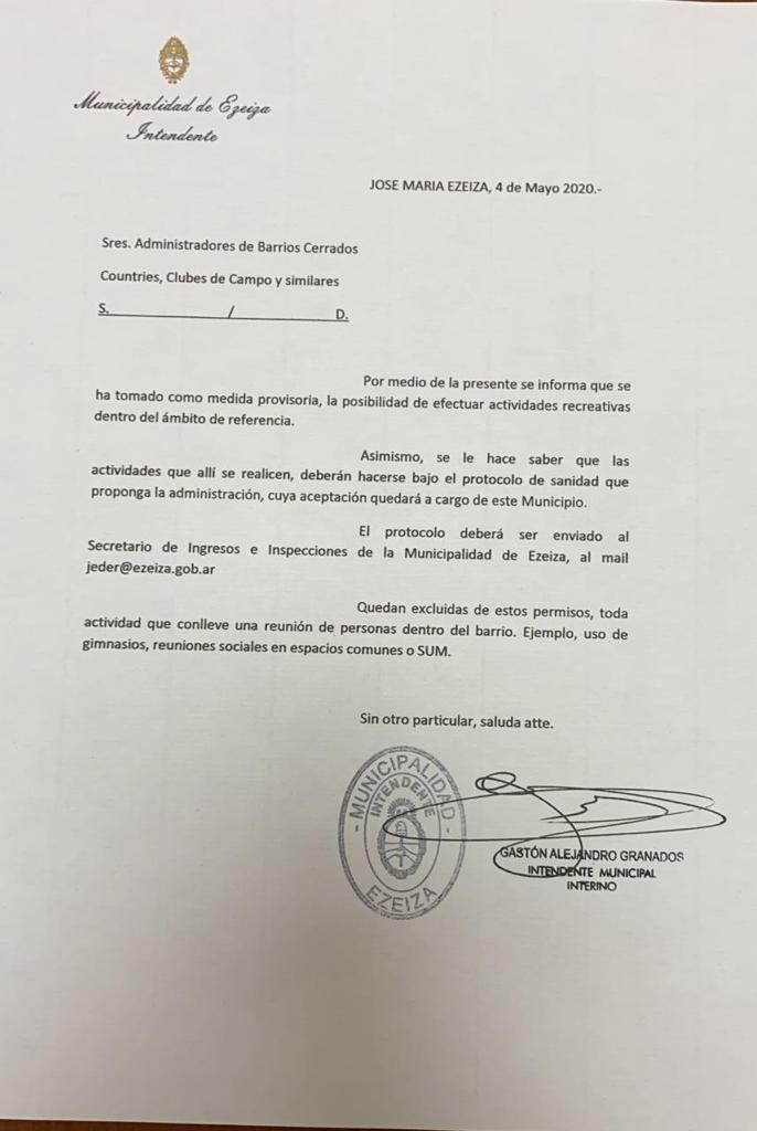 Ezeiza tenis y golf