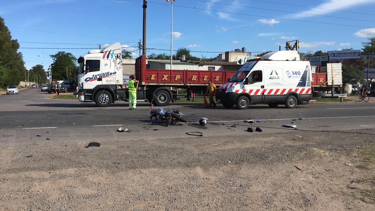 Accidente cambio de circulacion