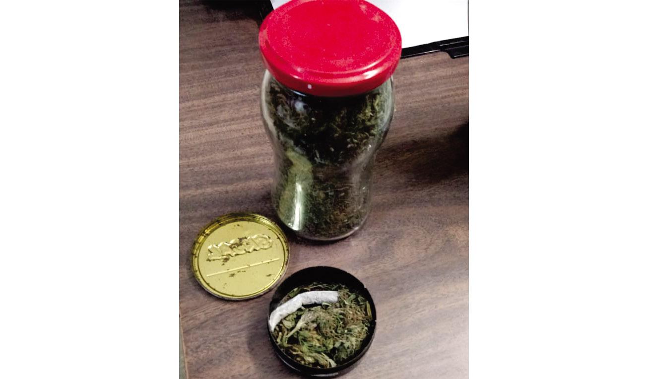 frasco marihuana