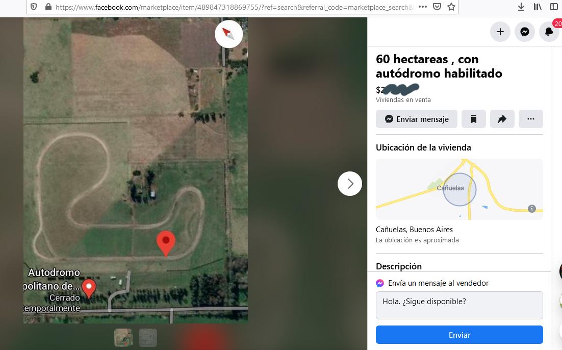 circuito cañuelas