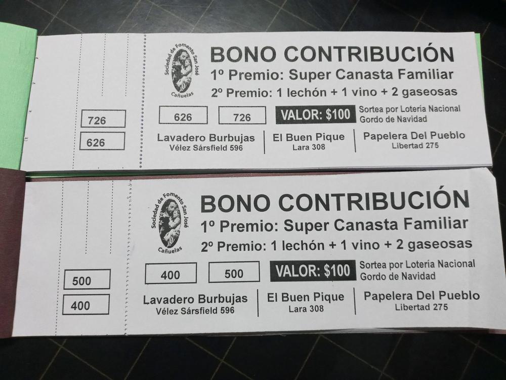 Rifa Soc Fomento San José