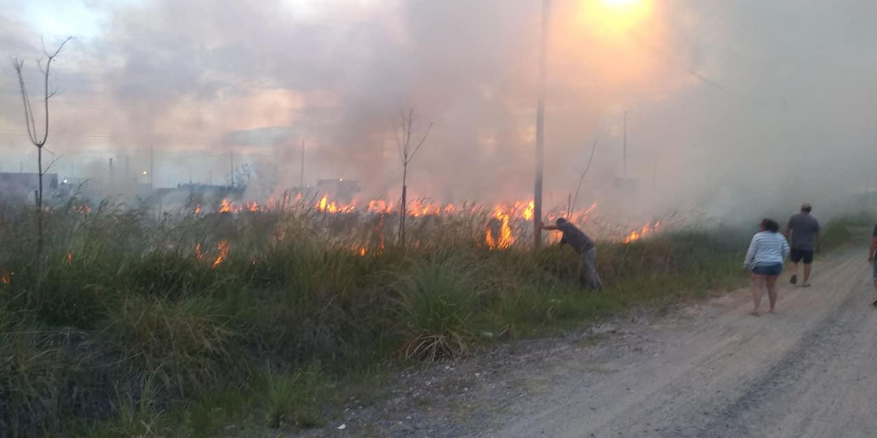 fuego en moradas