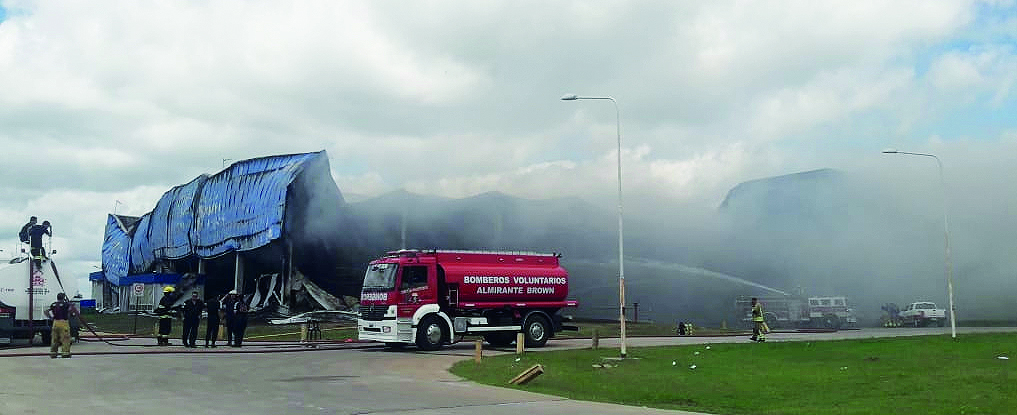 incendio cabaña