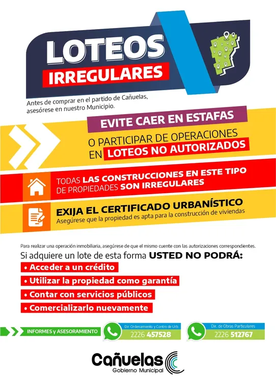 Loteos Irregulares 31 de mayo 24
