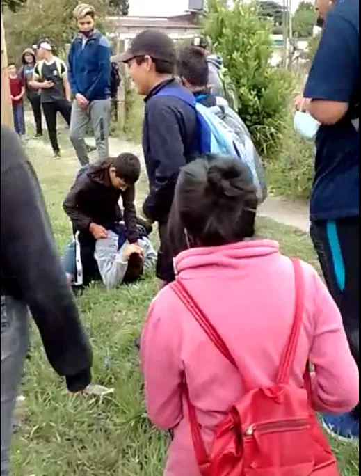pelea escuela