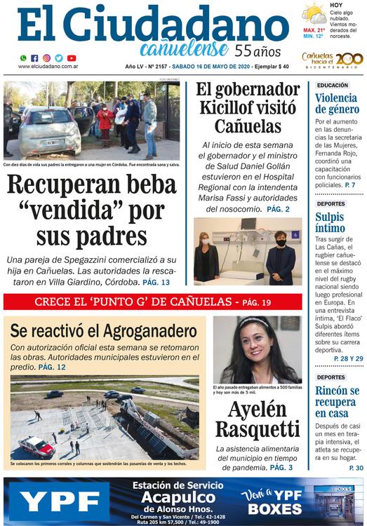 El Ciudadano Página 01 TAPA