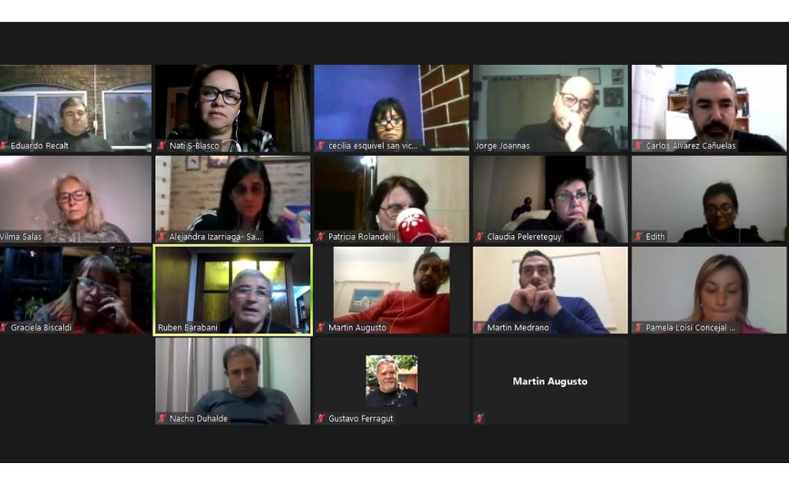 Oposicion Region WEB Participaron de la reunión por Cañuelas, Edith Vasallo, Claudia Pelereteguy, Patricia Rolandelli, Natalia Blasco, Ignacio Duhalde, Eduardo Recalt, Martin Augusto y Carlos Alvarez