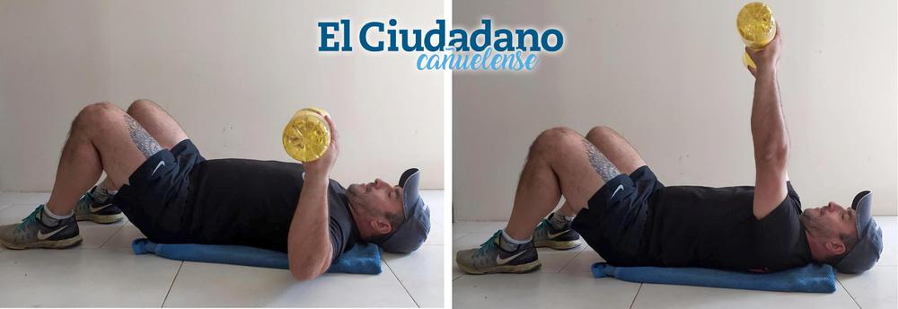 floriani empuje con mancuernas pecho