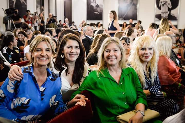 Fassi en la reinaguracion del Salon de la Mujer