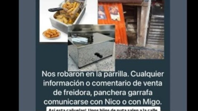 robo parrilla