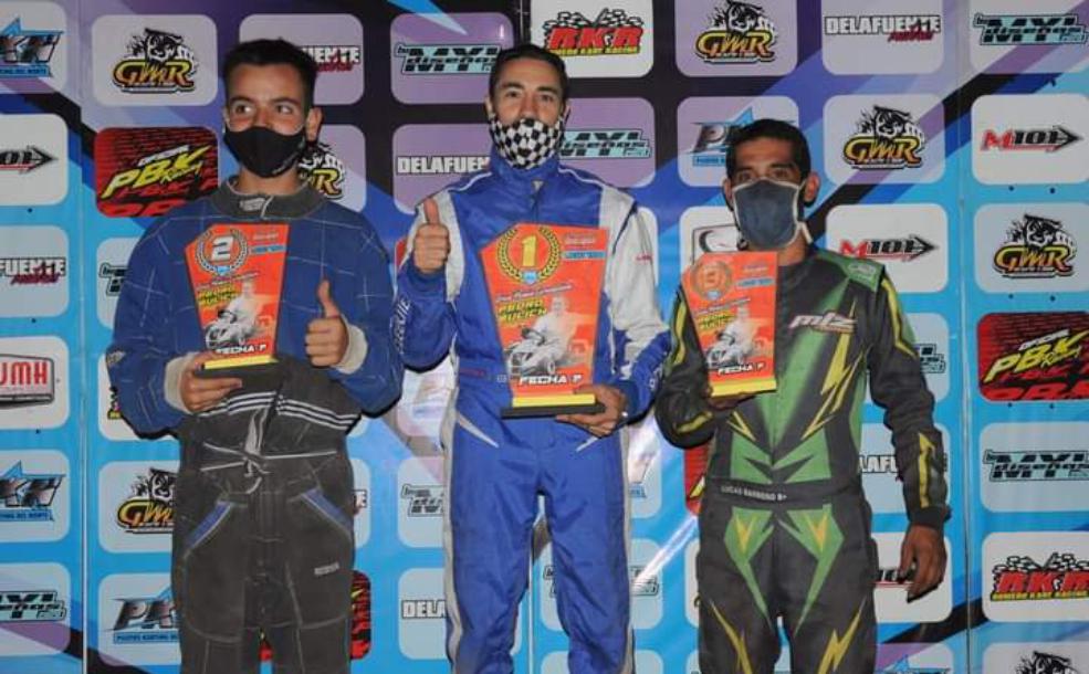 kart barroso en el podio