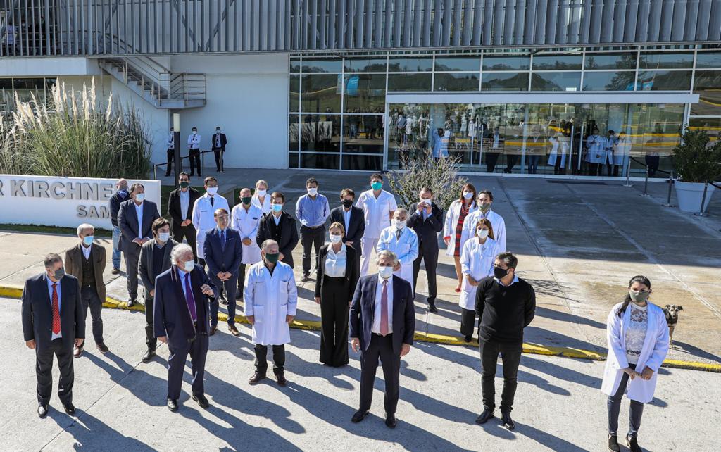 1ra visita PRESIDENTE en el Htal Cuenca 2